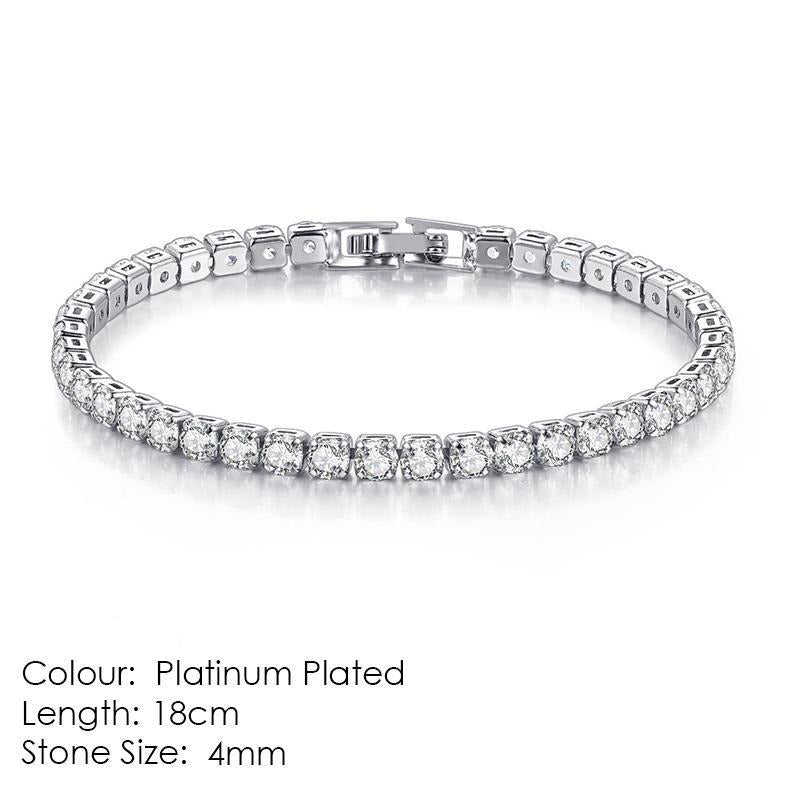 LADIES CZ CUBIC ZERCONIA TENNIS BRACLET