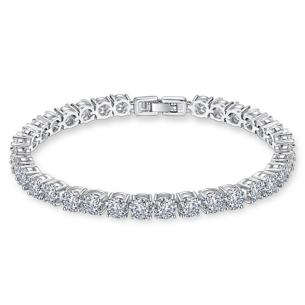 LADIES CZ CUBIC ZERCONIA TENNIS BRACLET