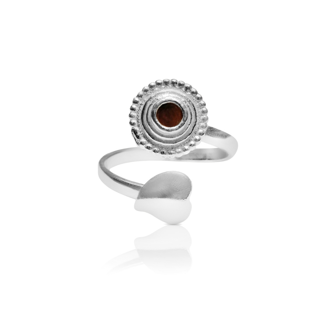 92.5 STERLING SILVER FANCY ADJUSTABLE TOE RING FOR WOMEN