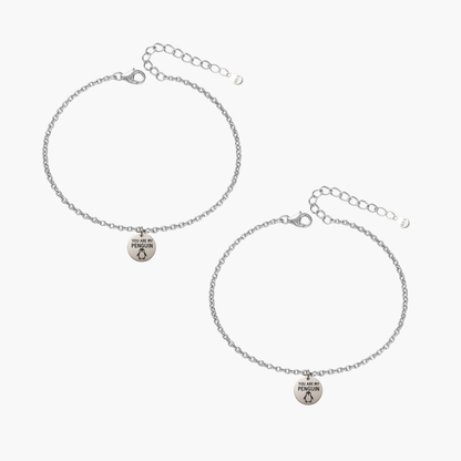Penguin 92.5 Sterling Silver Anklet