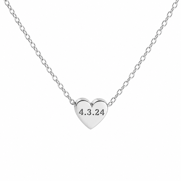 Swastik Engraved Love Necklace