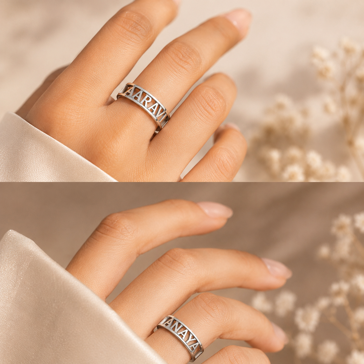 Swastik Personalized Band Ring