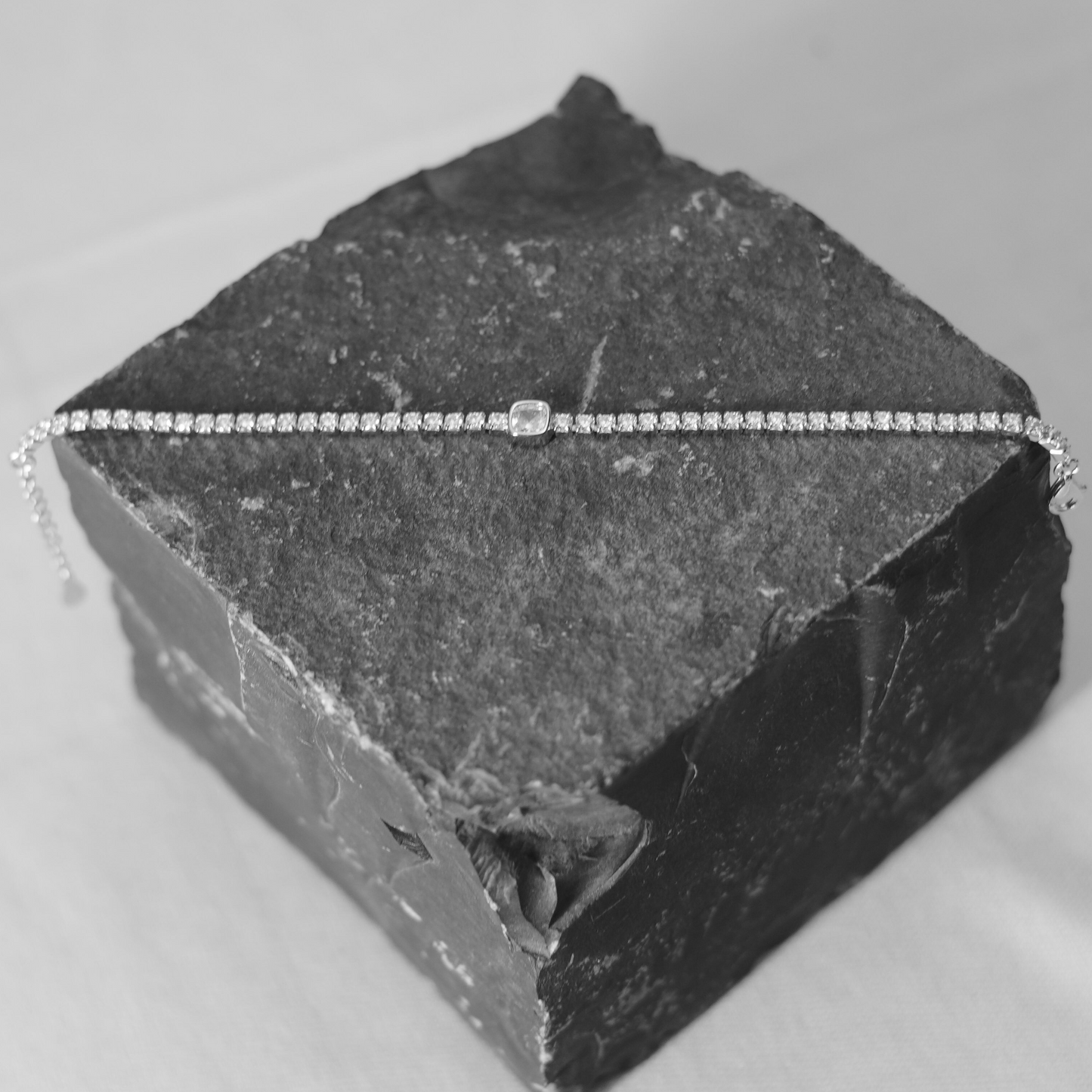 STERLING SILVER 92.5 CZ TENNIS BRACLET