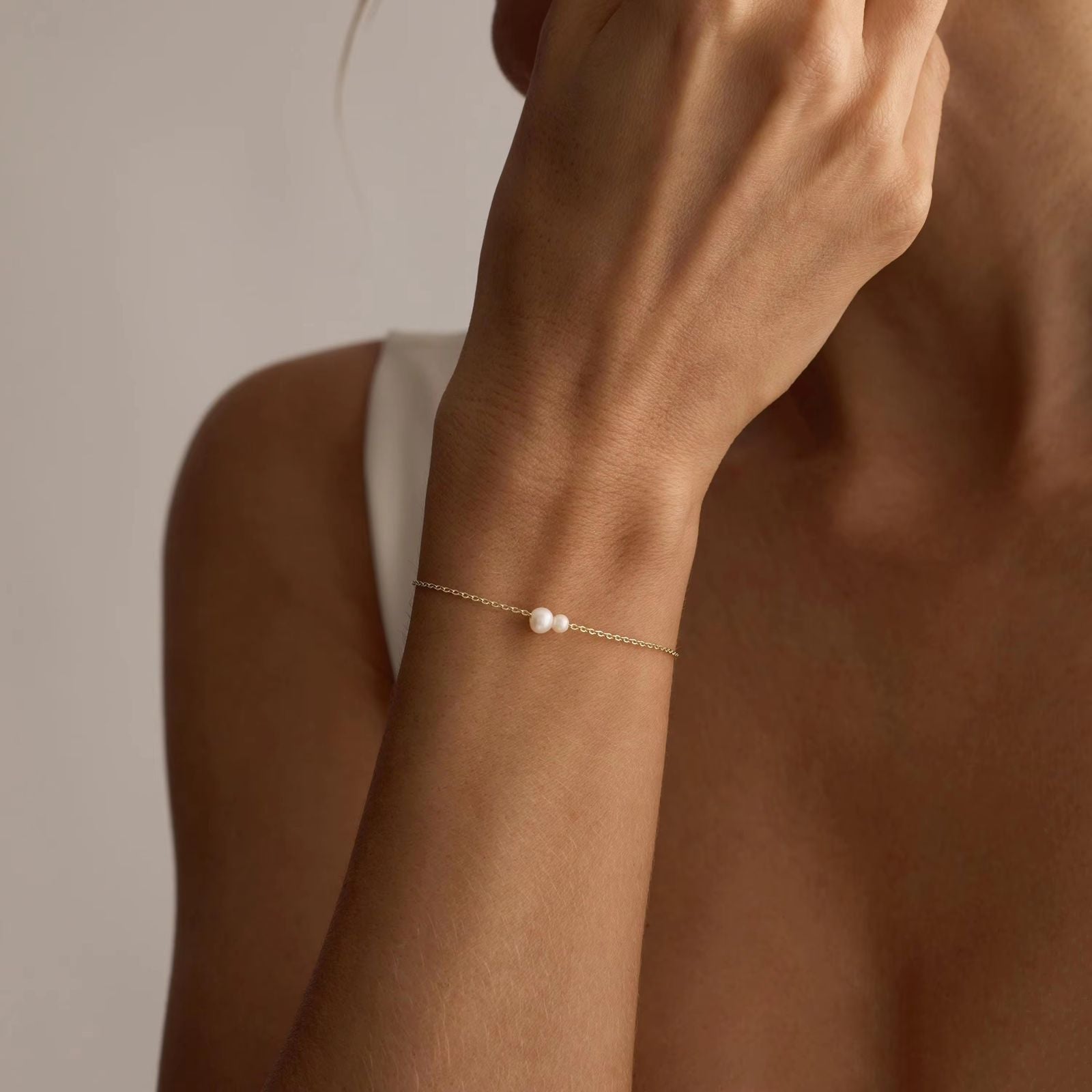 Swastik Pearl Elegance Bracelet