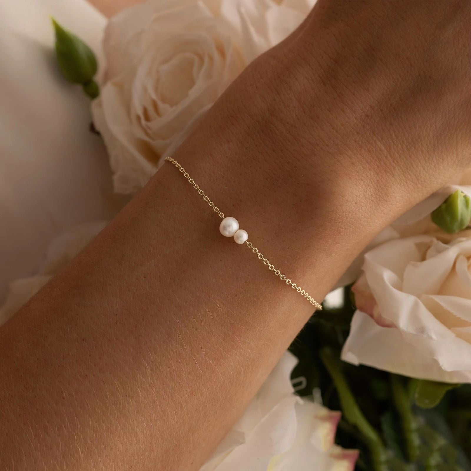 Swastik Pearl Elegance Bracelet