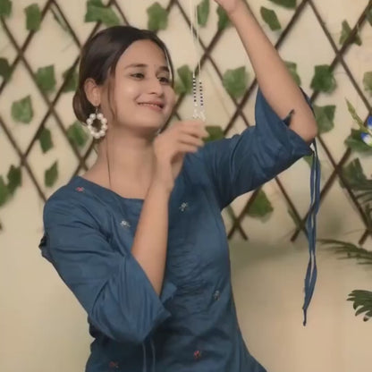 Mystic Protection Sterling Silver Black Beads Anklet