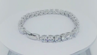 LADIES CZ CUBIC ZERCONIA TENNIS BRACLET