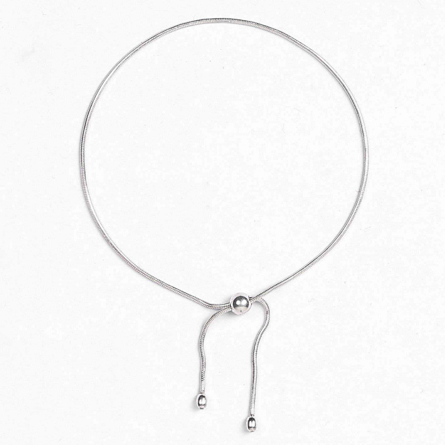 Solid 925 Sterling Silver Snake Chain Ankle Bracelet Adjustable Anklets Foot Chains for Women Fine Jewelry