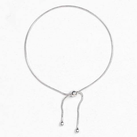 Solid 925 Sterling Silver Snake Chain Ankle Bracelet Adjustable Anklet –  swastik silver jewellers
