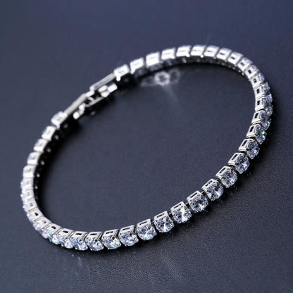 LADIES CZ CUBIC ZERCONIA TENNIS BRACLET