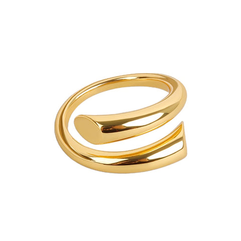 14k Gold Plated - Bali Adjustable Crystal Enamel Rings - *Prepack Pri –  Sketched Hearts