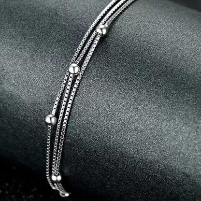 Sterling Silver 92.5 Fancy Anklet for Women